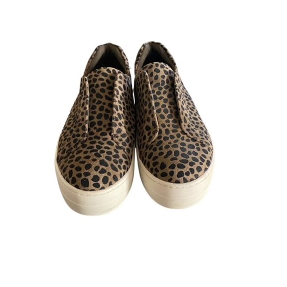 J/Slides Heidi Leopard Slip On Sneakers 8.5 - Picture 1 of 6